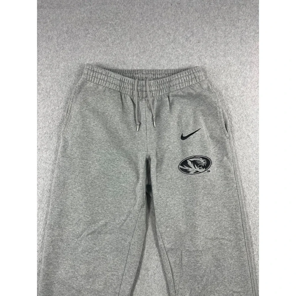 University Of Missouri Tigers Sweatpants Mens S Gray Mizzou Nike Loose Fit